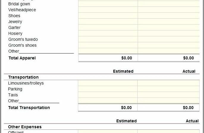 Budget Planner Template South Africa