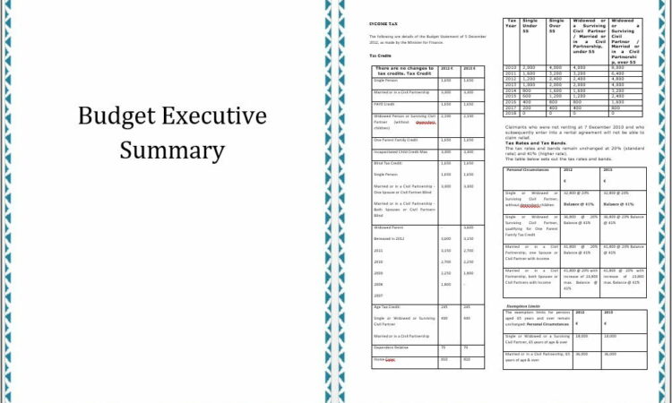 Budget Planning Template Free Download