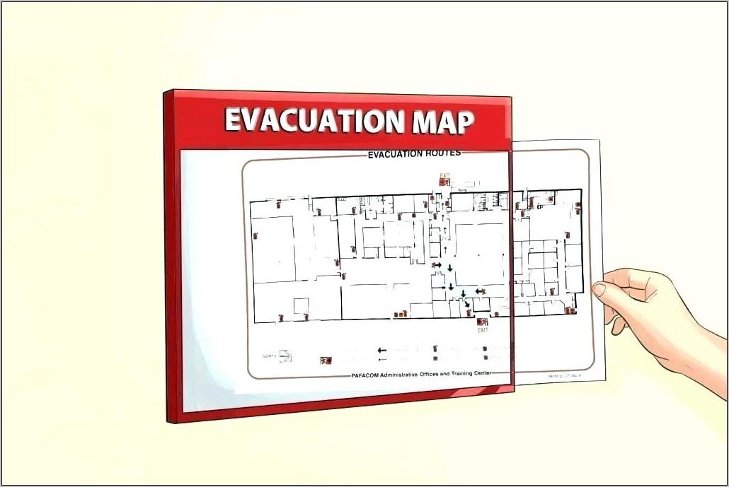Building Evacuation Map Template