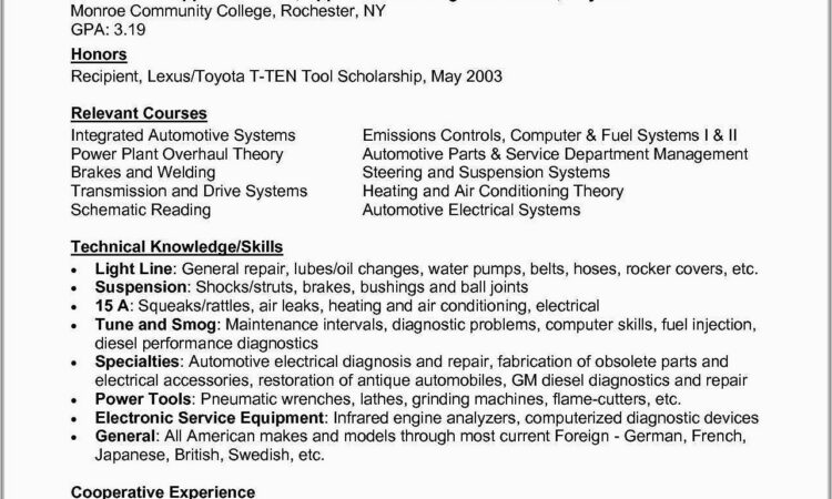 Building Maintenance Technician Resume Sample