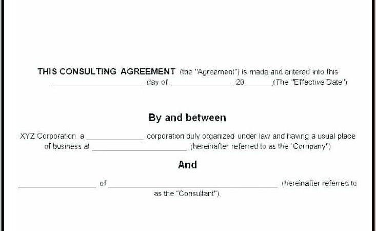 Business Consultant Contract Agreement Template