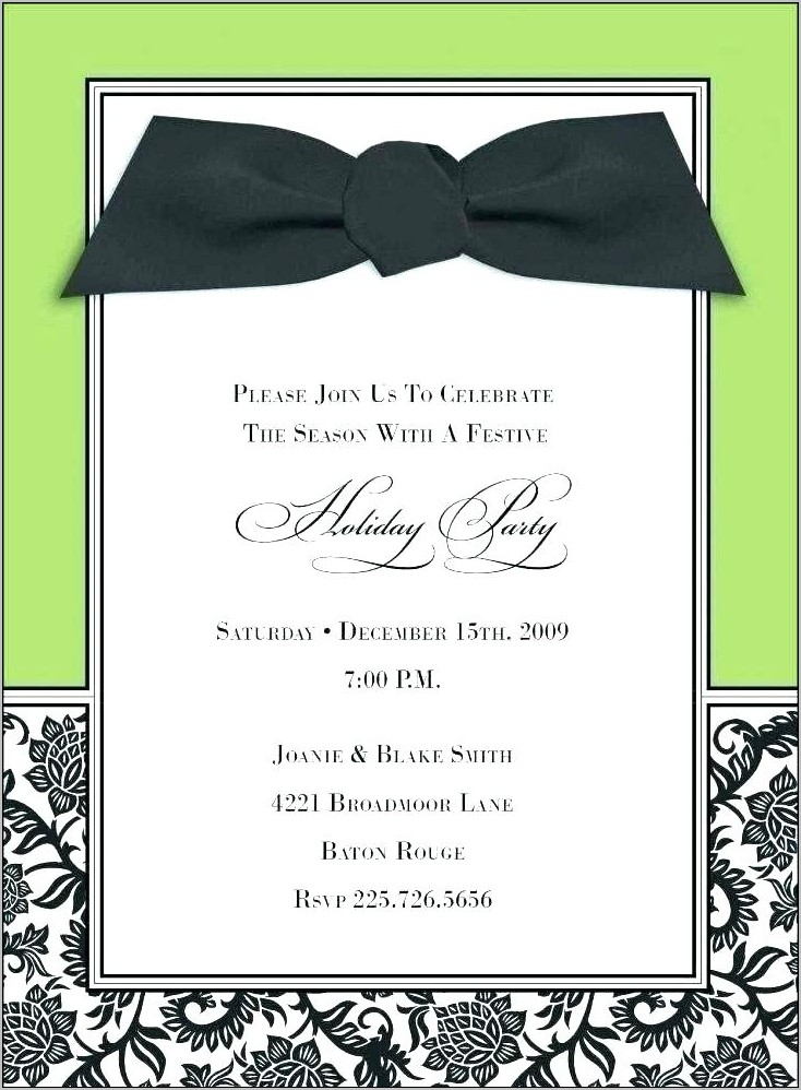 Business Event Invitation Card Template