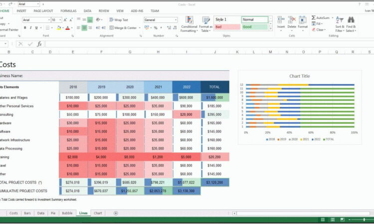 Business Plan Forecast Template