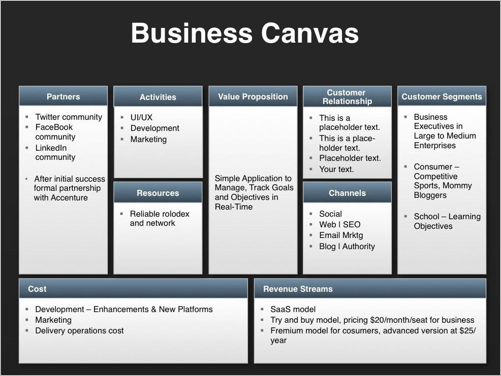 Business Plan Investor Presentation Template