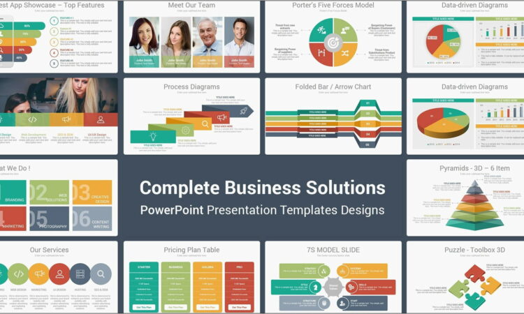 Business Review Presentation Templates Free