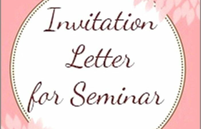 Business Seminar Invitation Email Sample