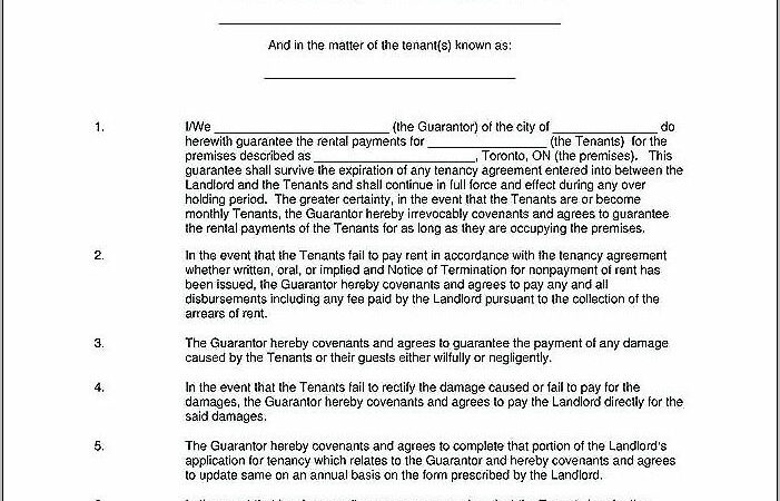 Business Tenancy Agreement Template