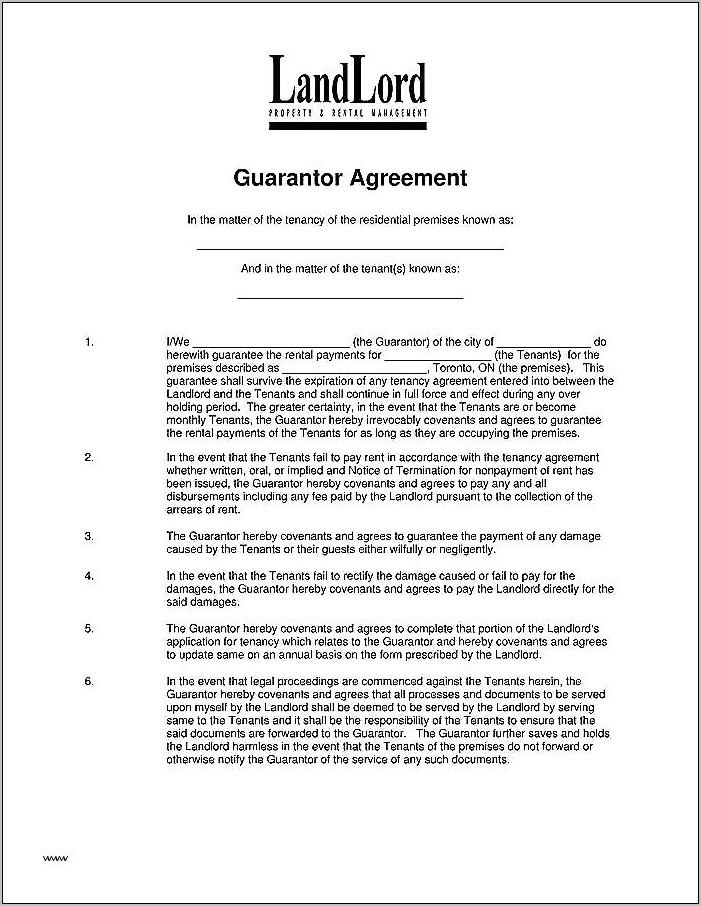 Business Tenancy Agreement Template