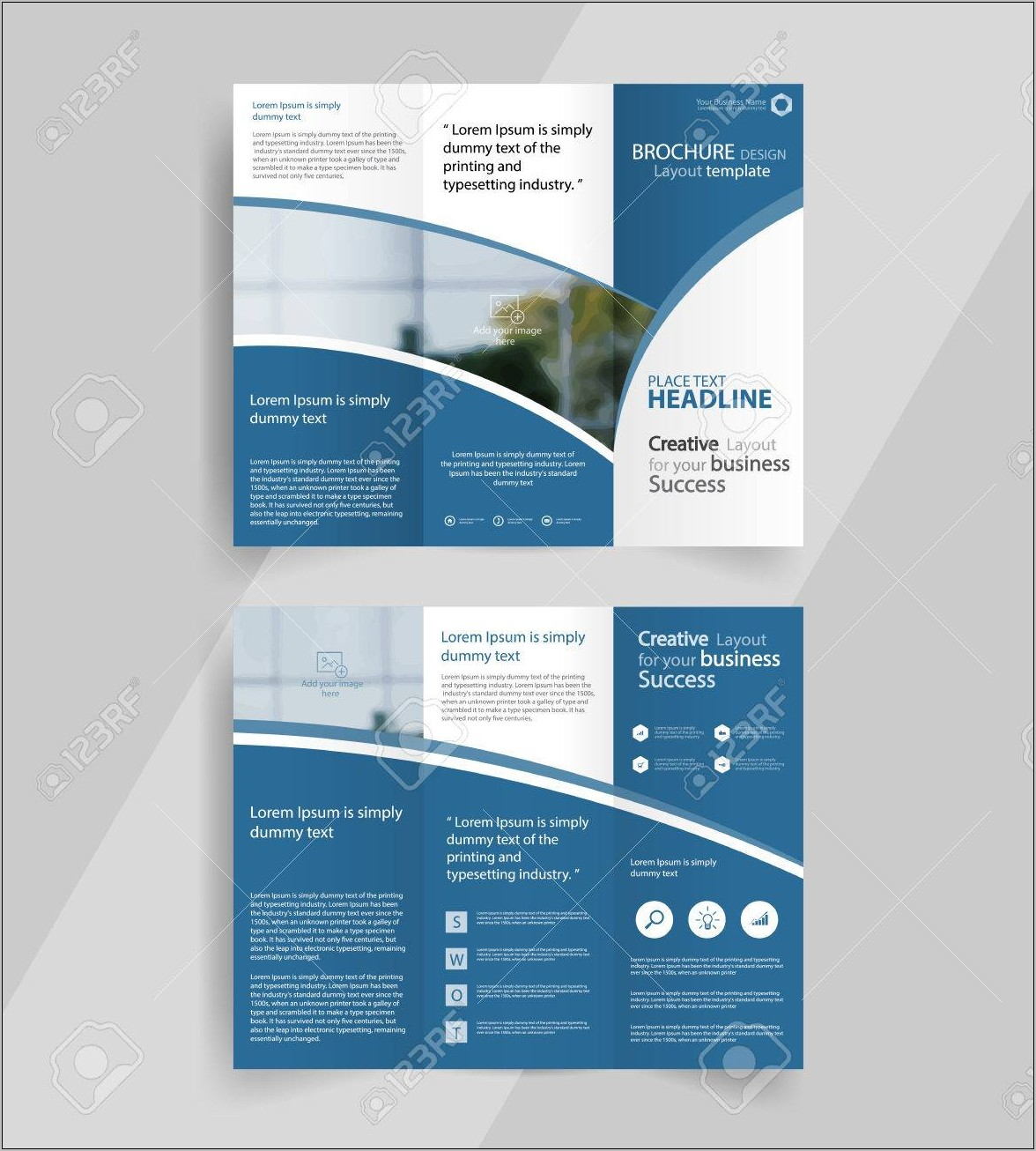 Business Tri Fold Brochure Templates Free Download
