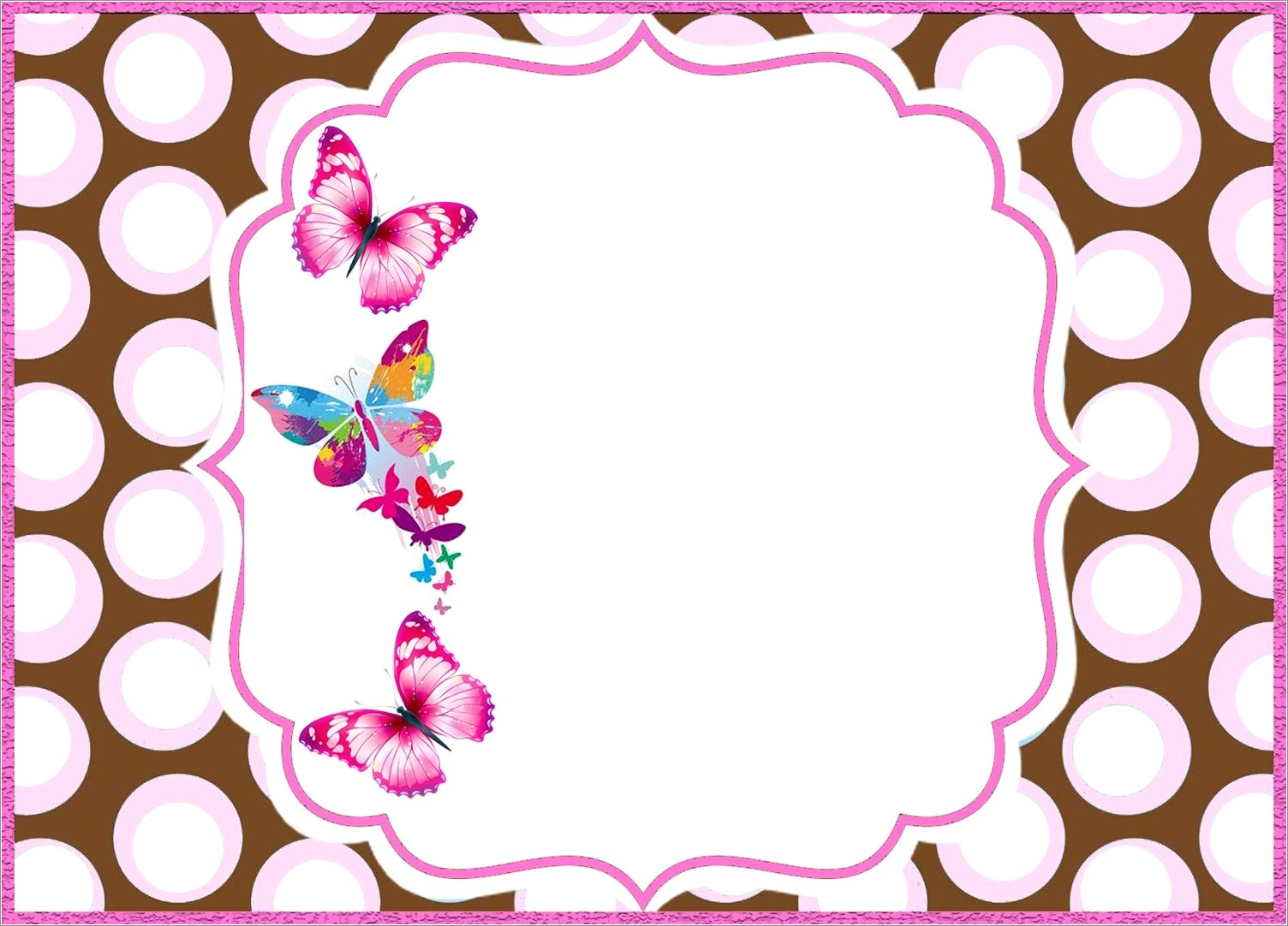 Butterfly Invitation Template Free
