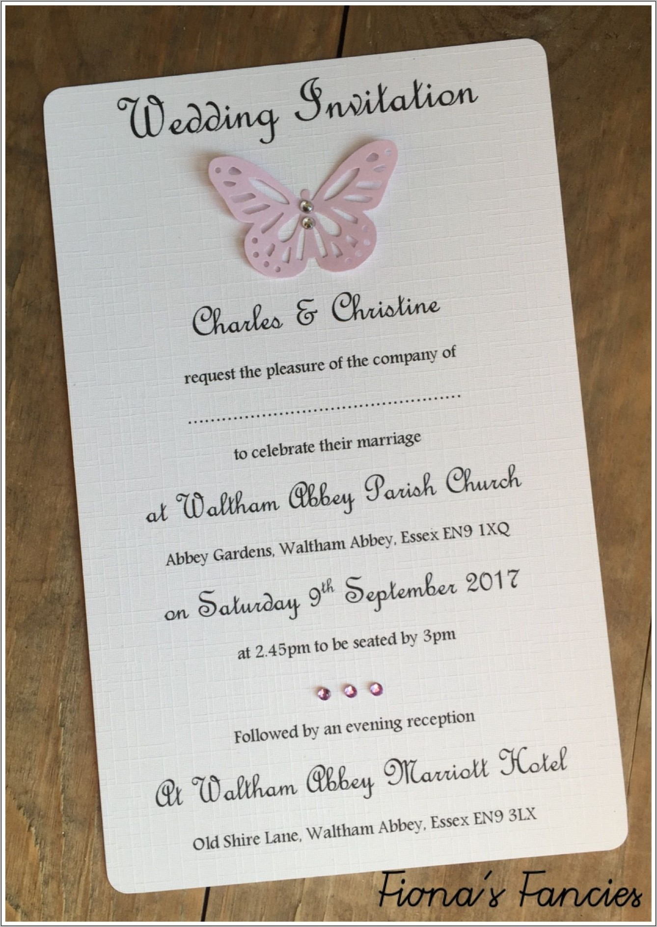 Butterfly Wedding Invitation Designs