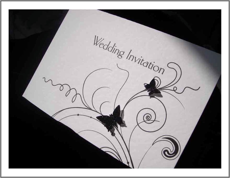Butterfly Wedding Invitation Kits