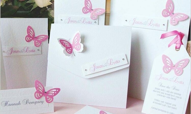 Butterfly Wedding Invitations Cheap