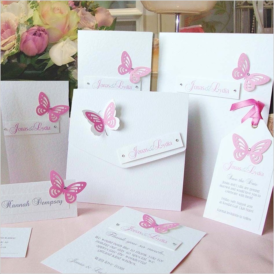 Butterfly Wedding Invitations Cheap