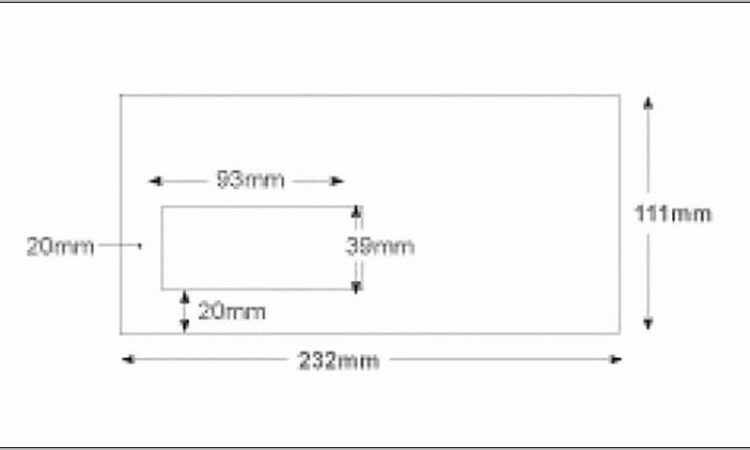 C4 Window Envelope Template Word