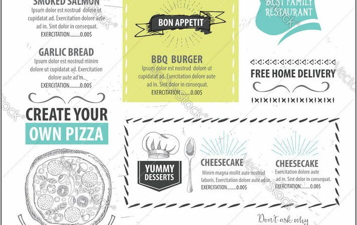 Cafe Menu Template Free