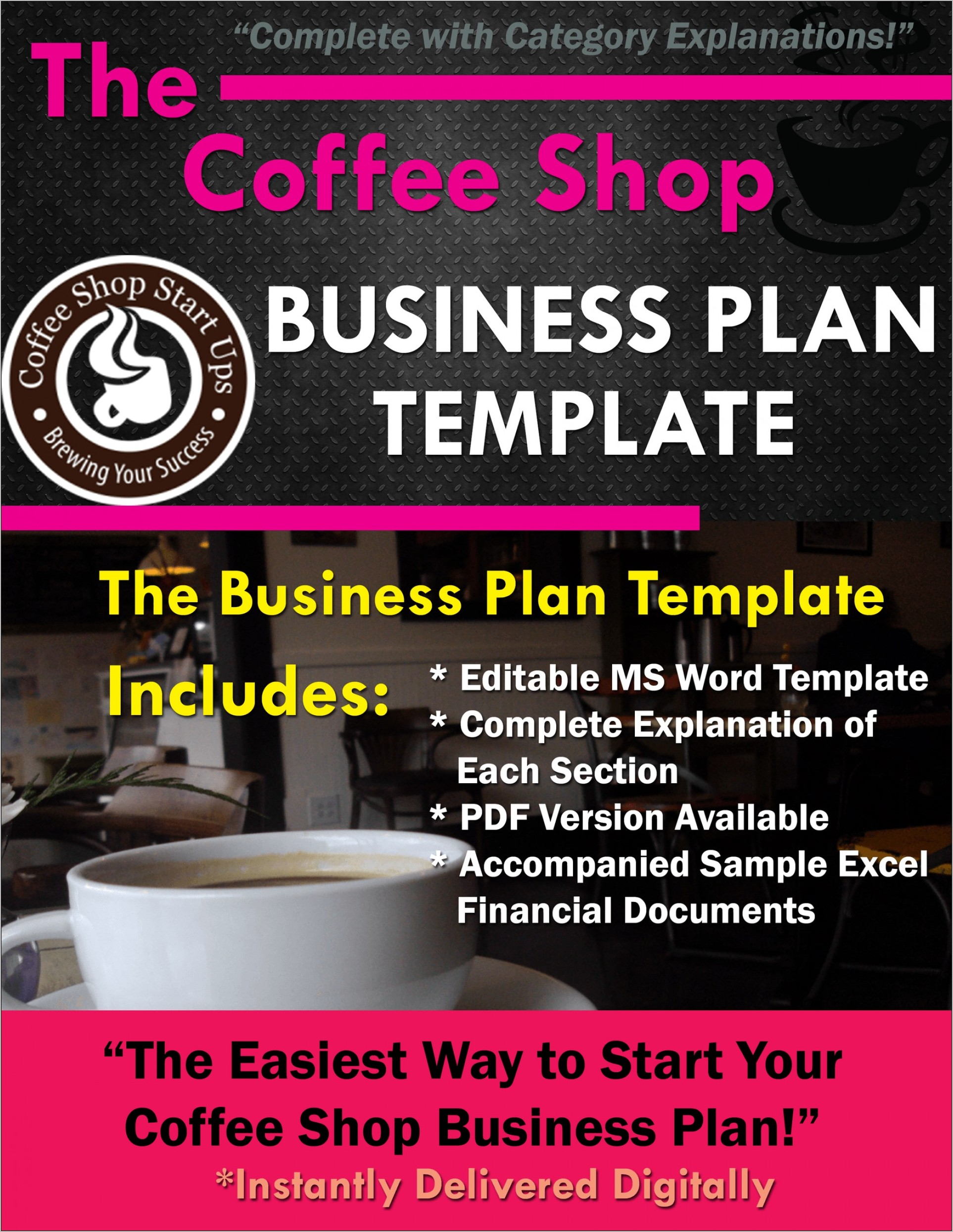 Cafeteria Business Plan Sample Pdf