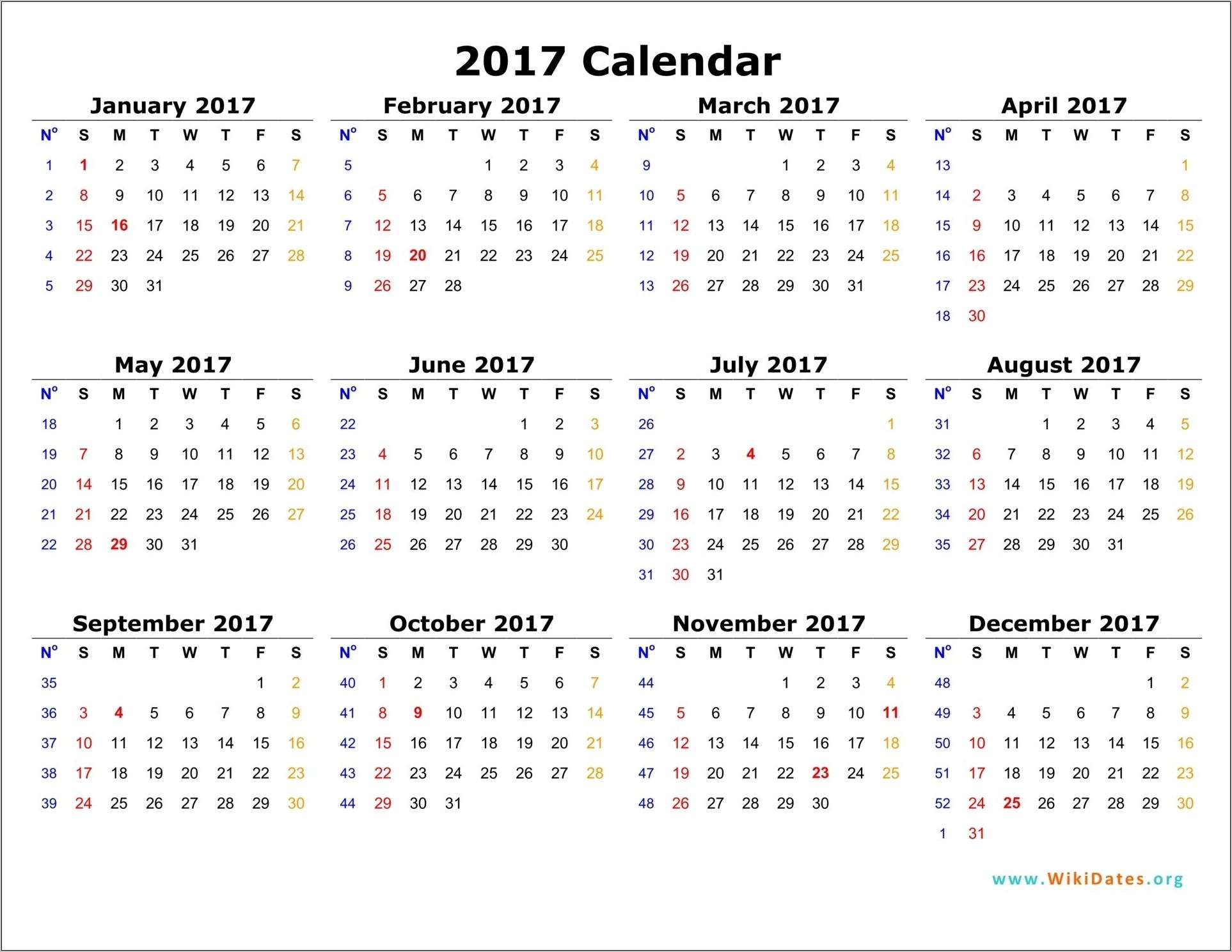 Calendar Template July 2016 Editable