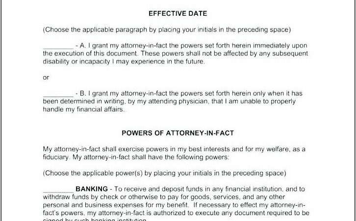 California Durable Power Of Attorney Document