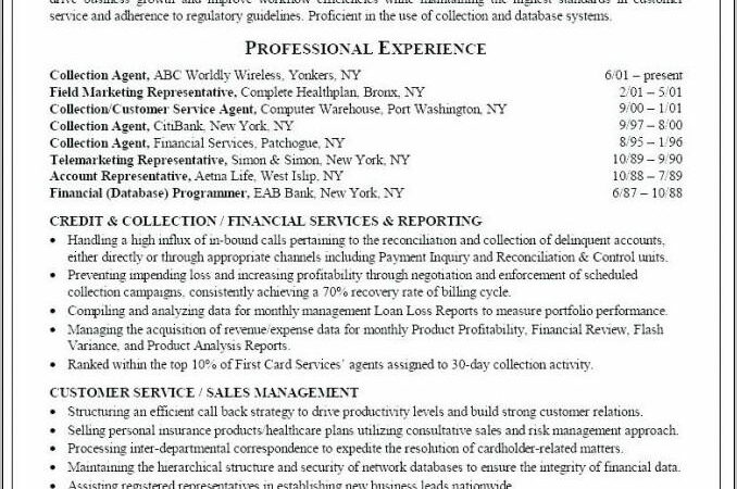 Call Center Representative Resume Templates