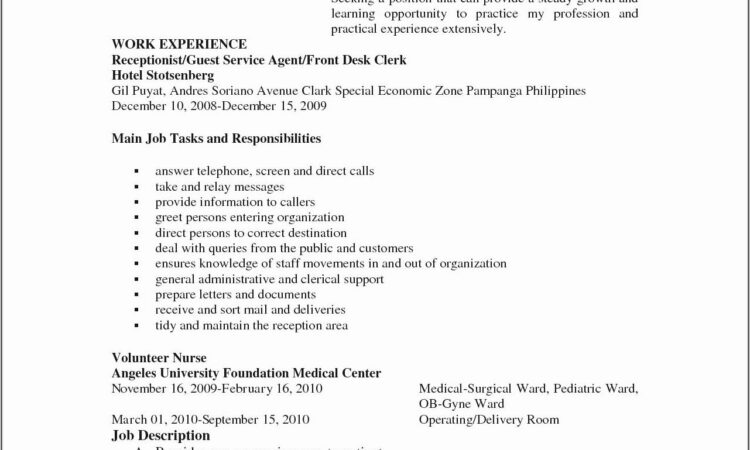 Call Center Resume Sample Without Experience Philippines