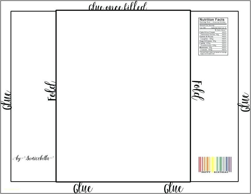 Candy Bar Wrapper Template For Word Free