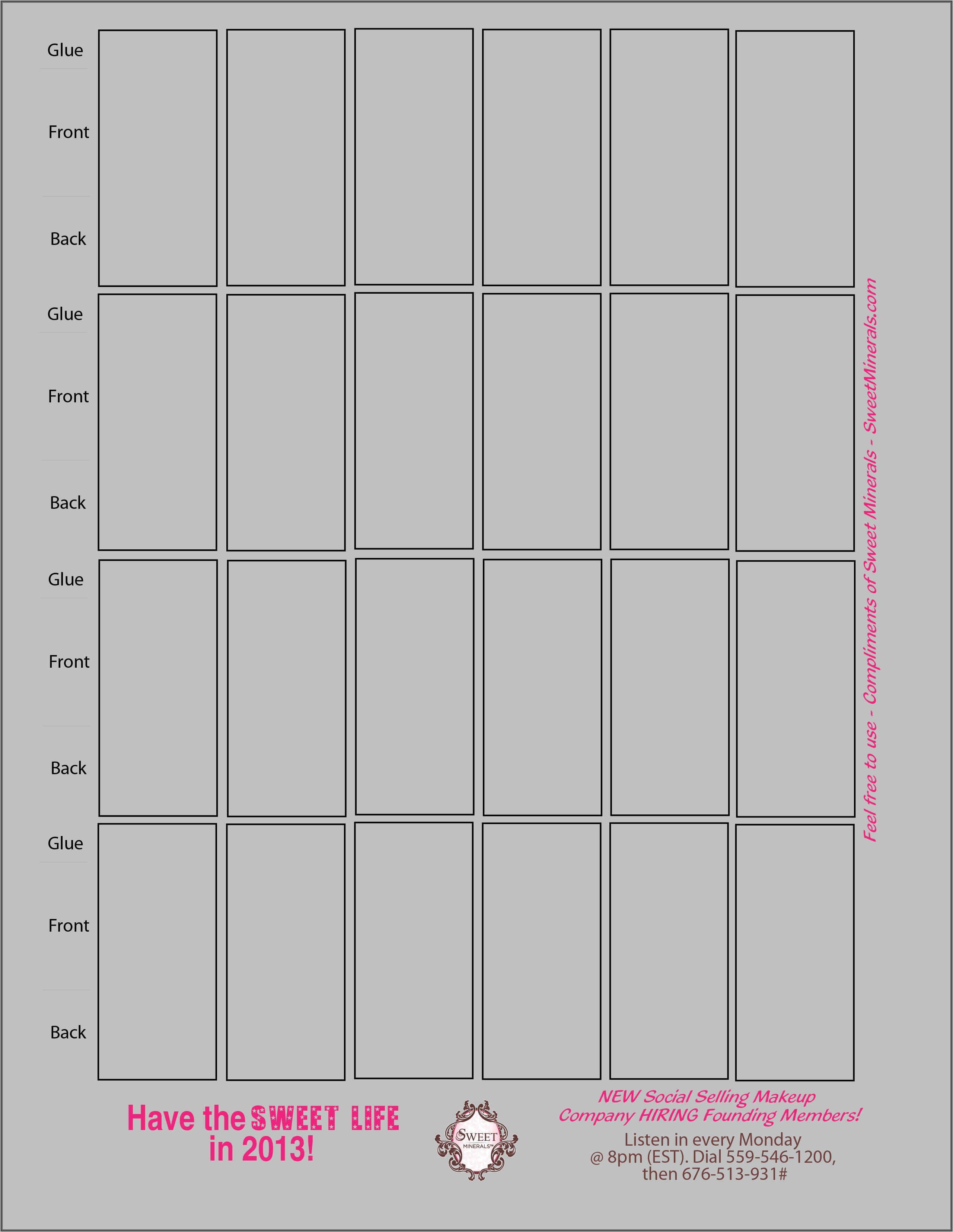 Candy Bar Wrapper Template