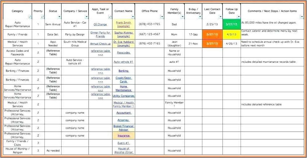 Capacity Planning Template Example