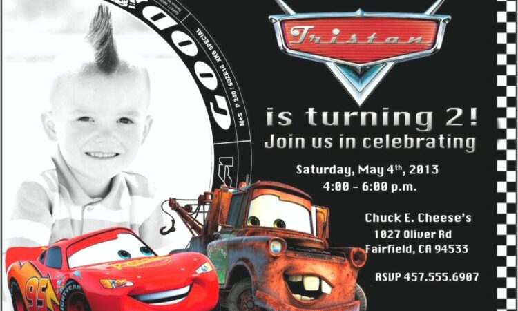 Cars Invitation Template Free