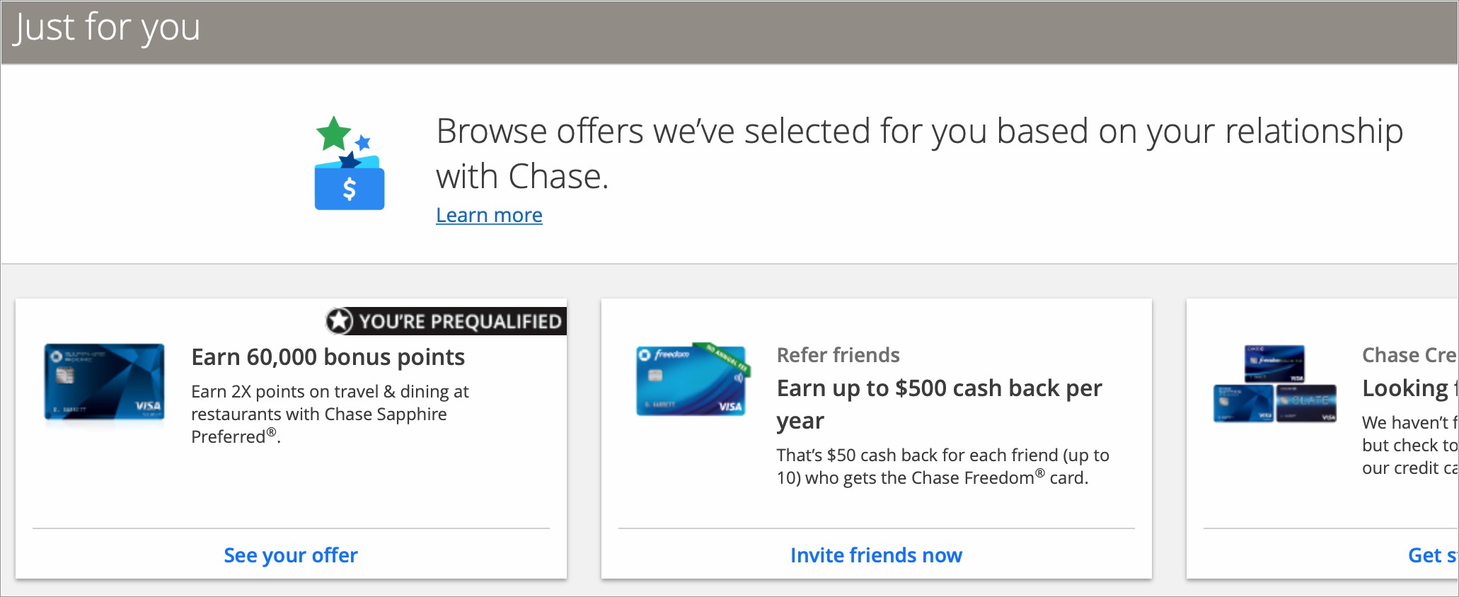 Chase Freedom Invitation Number