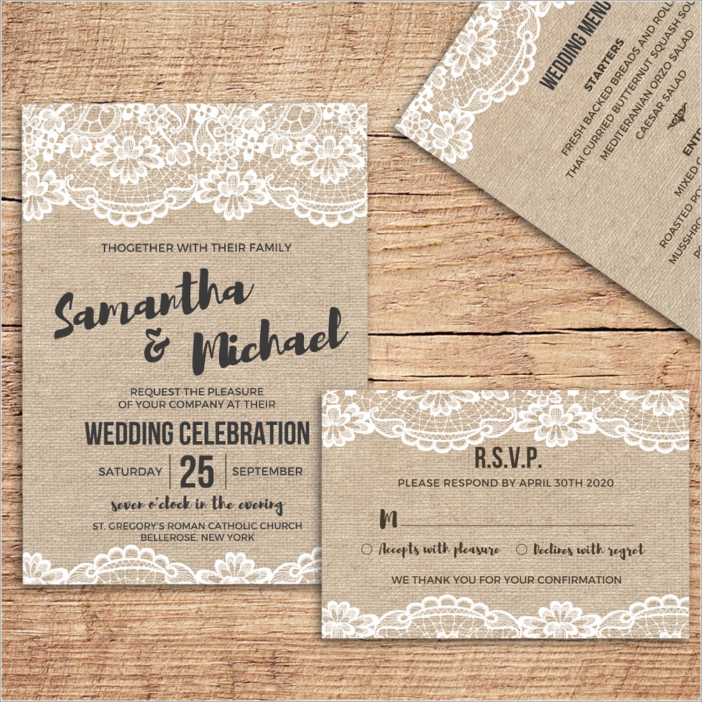 Cheap Monogram Wedding Invitations