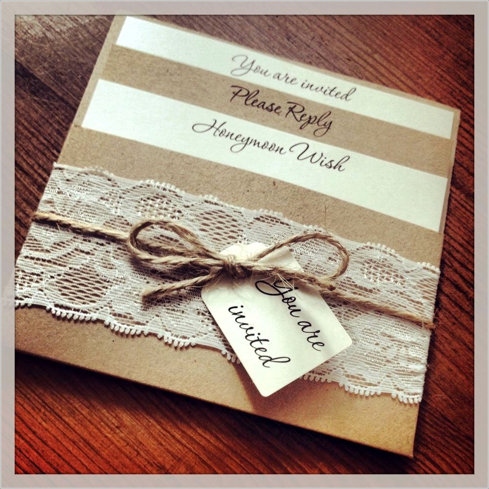 Country Style Wedding Invitations