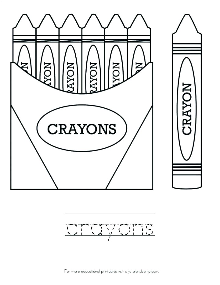 Crayon Invitation Template Free