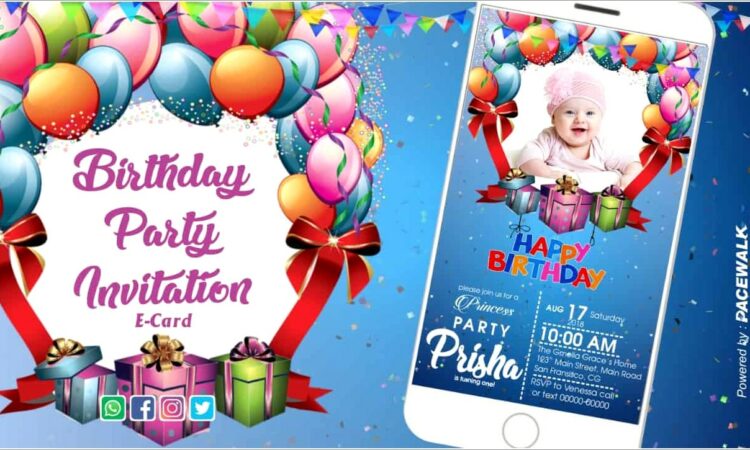 Create Birthday Invitation Card Online Free India