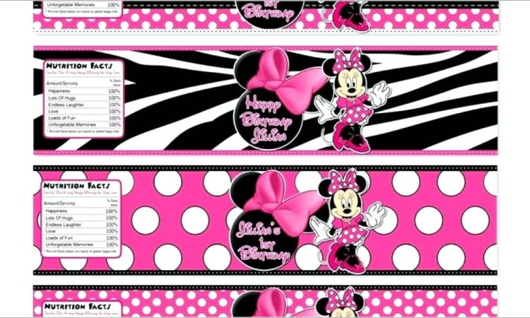 Create Your Own Minnie Mouse Invitations