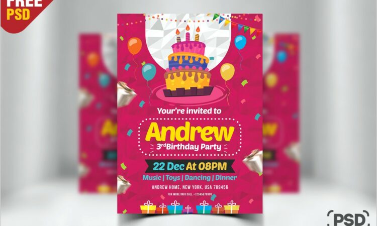 Creative Graduation Invitation Card Design