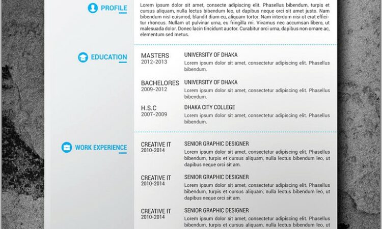 Creative Resume Templates Free Download Pdf