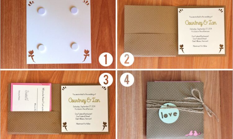 Cricut Rustic Wedding Invitations