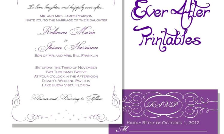 Cricut Wedding Invitation Templates