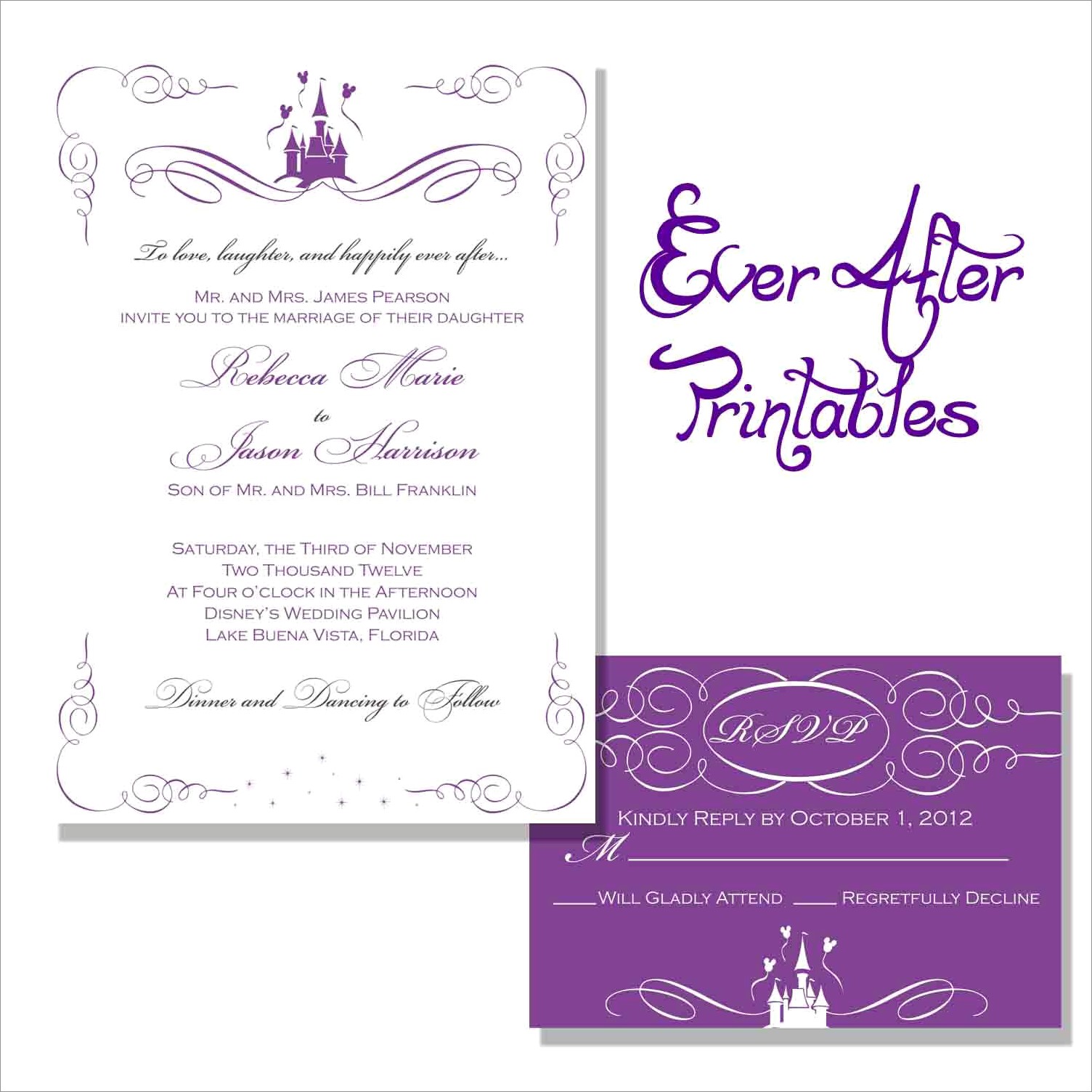 Cricut Wedding Invitation Templates