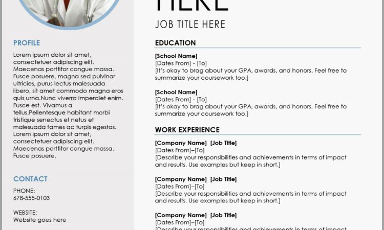 Curriculum Vitae Examples For Executives