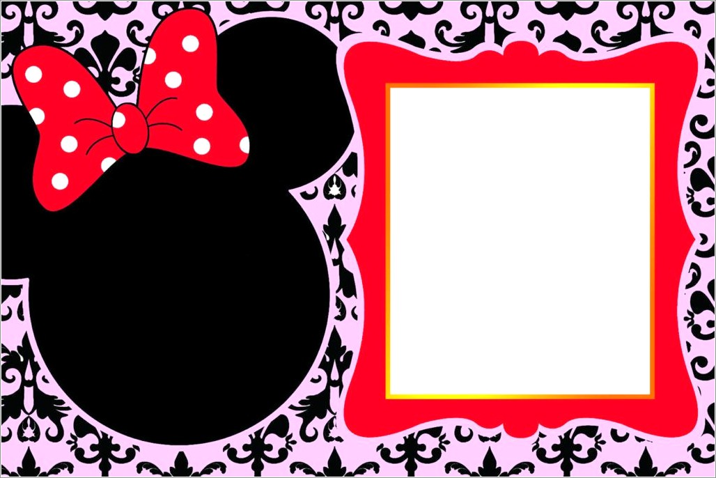Custom Minnie Mouse Invitations Free