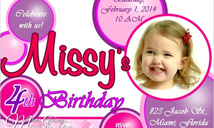 Customized Birthday Invitation Cards