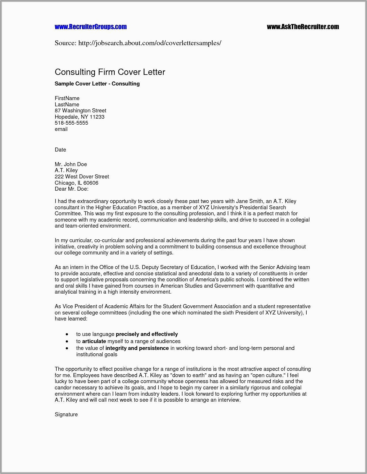 Cv Templates And Cover Letters