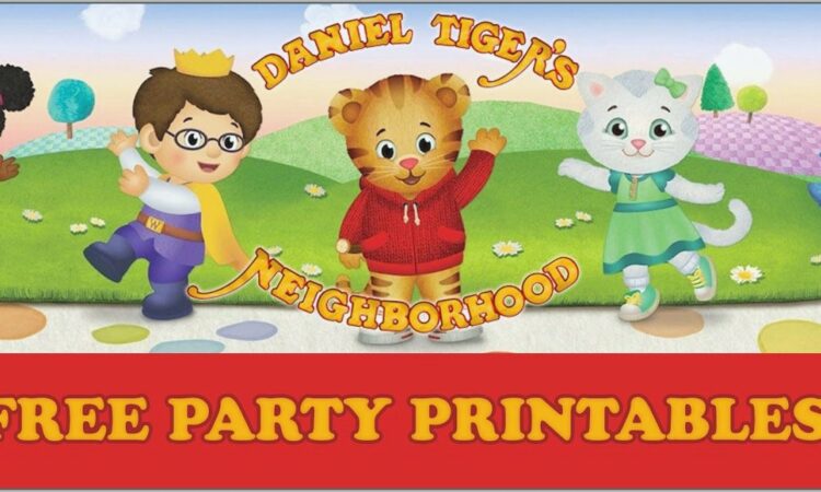 Daniel Tiger Birthday Invitations Free Printable