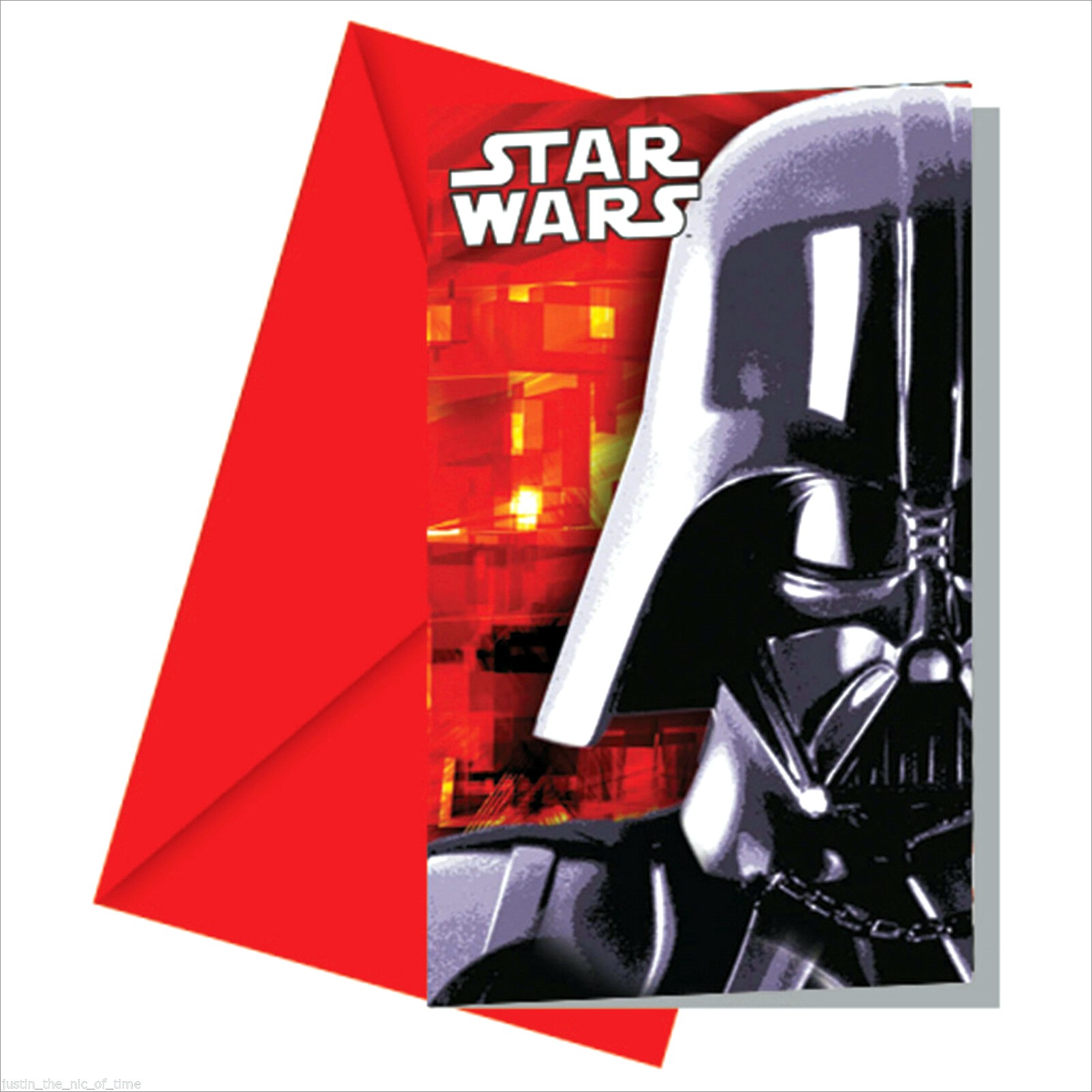 Darth Vader Birthday Invitations