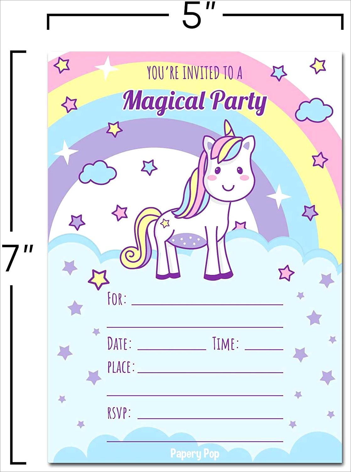 Daughter 5th Birthday Invitation Message