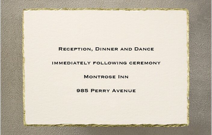 Deckle Edge Wedding Invitations