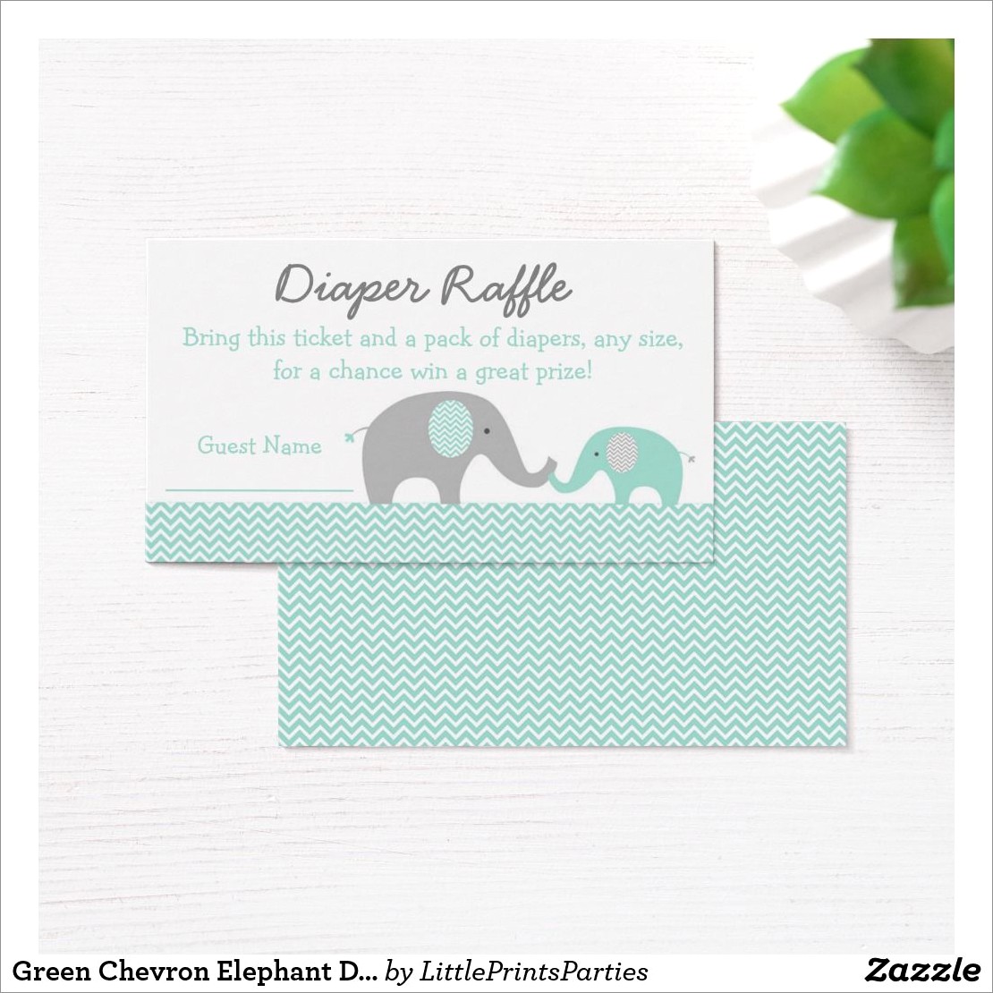 Diaper Raffle Inserts For Invitations Free Printable