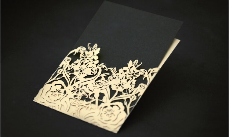 Die Cut Invitation Sleeve